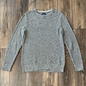 American Eagle Outfitters Prep Fit Crewneck Gray Knit Sweater Mens Large